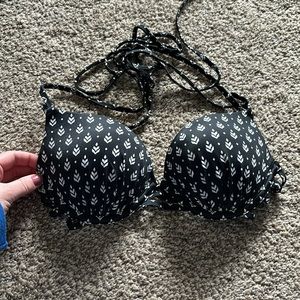 Strappy padded bikini top